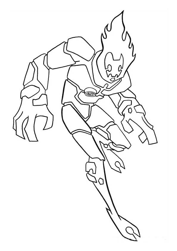 Free Ben 10 Coloring Pages