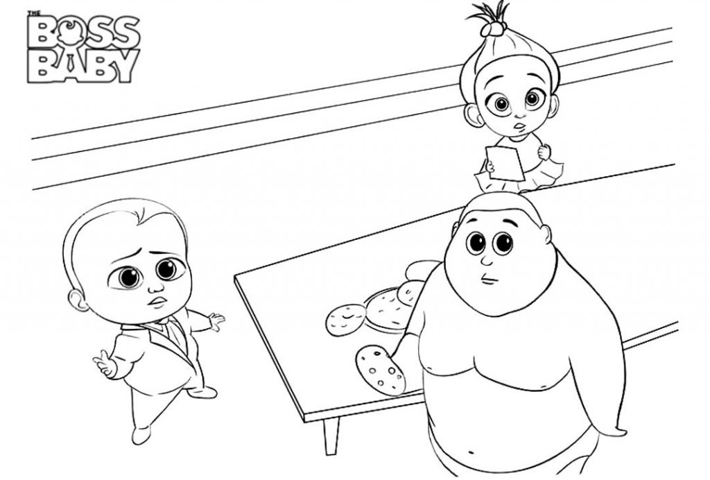 Free Boss Baby Coloring Pages