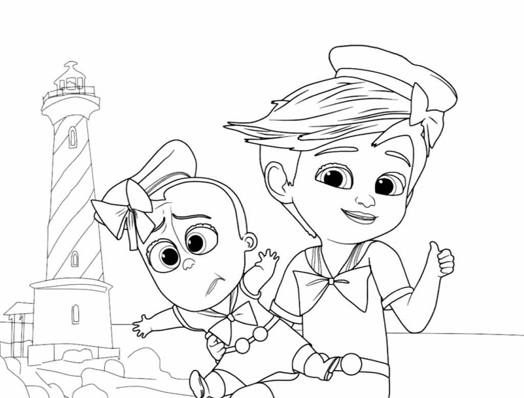 Free Boss Baby Coloring Pages