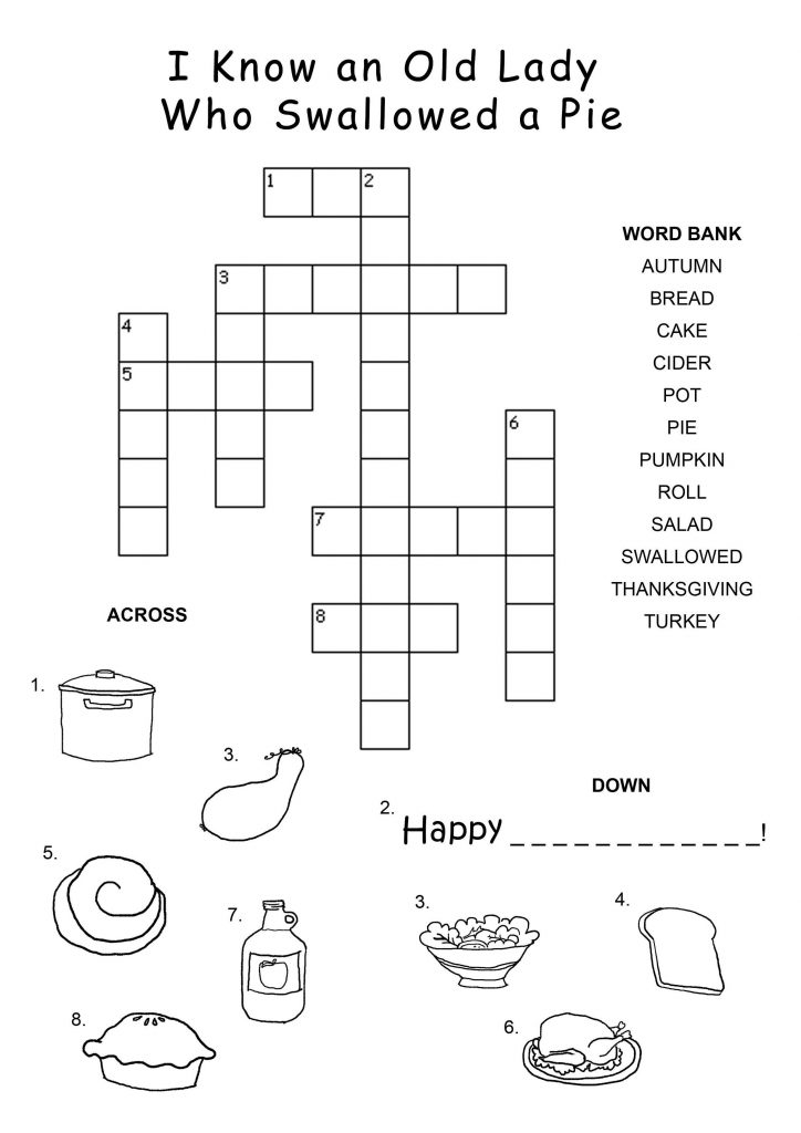 Free Crossword Puzzles For Kids