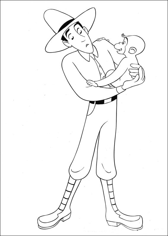 Free Curious George Coloring Pages