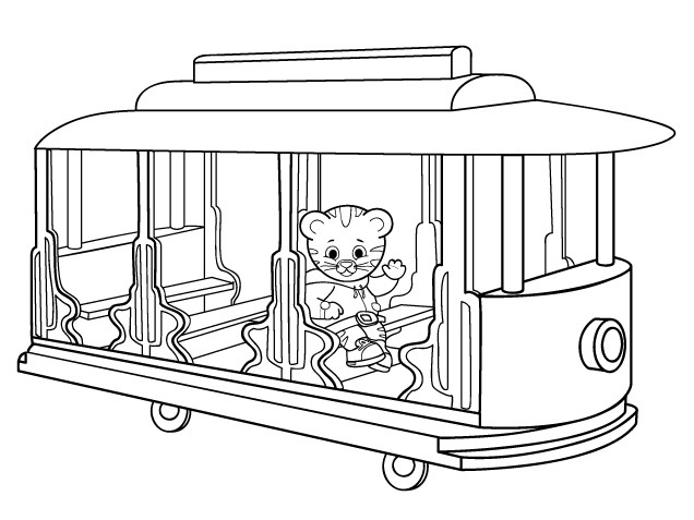 Free Daniel Tiger Coloring Pages