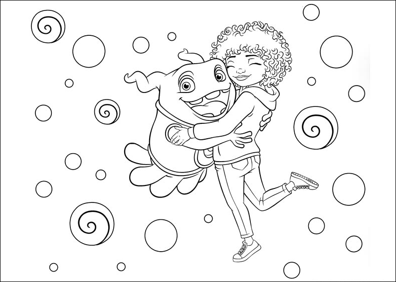Dreamworks Home Coloring Pages