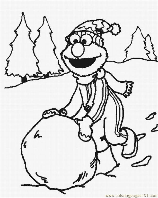 Free Elmo Coloring Pages To Print