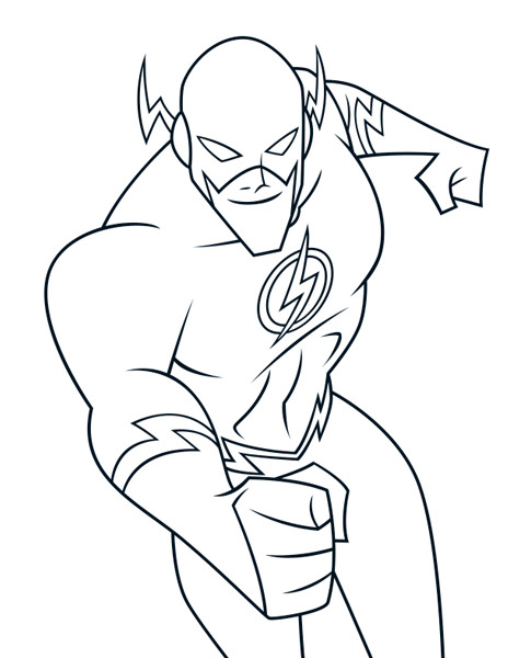 Free Flash Coloring Page