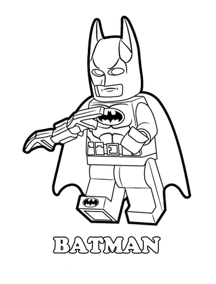Free Lego Batman Coloring Pages