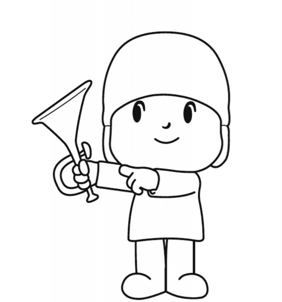 Free Pocoyo Coloring Pages