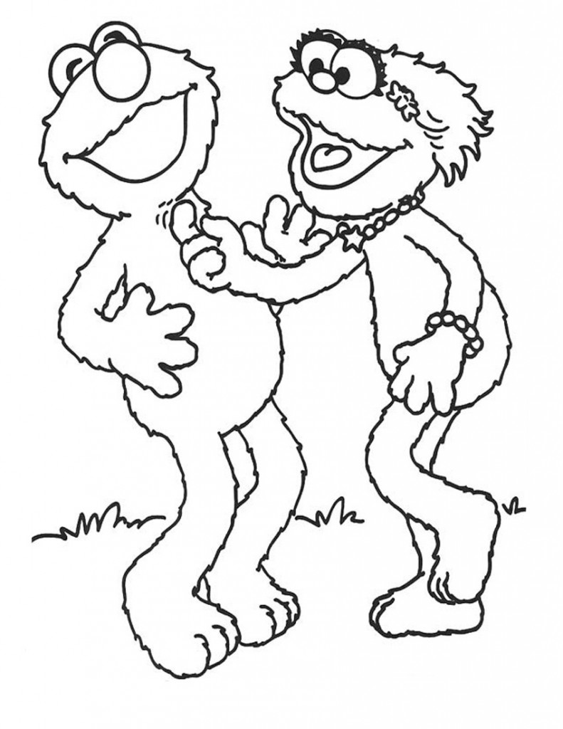 Free Printable Elmo Coloring Pages