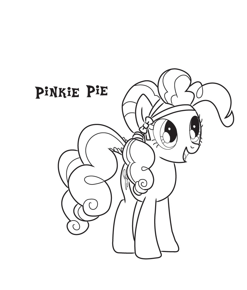 Free Printable Pinkie Pie Coloring Pages
