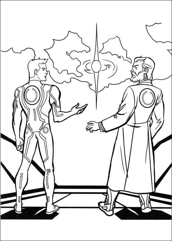 Free Printable Tron Coloring Pages