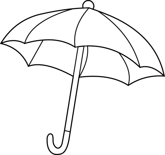 Free Umbrella Coloring Pages