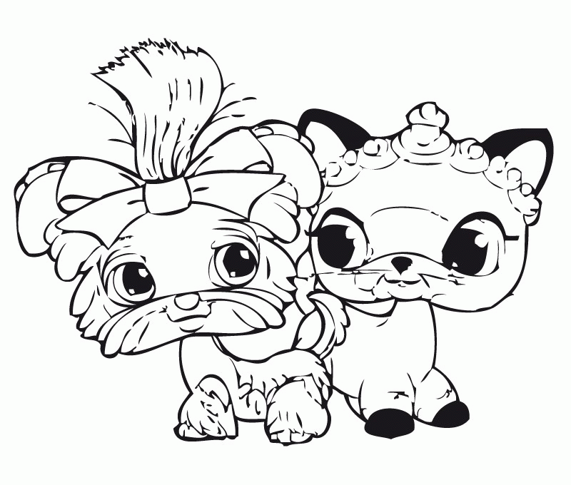 Friends Littlest Pet Shop Coloring Pages