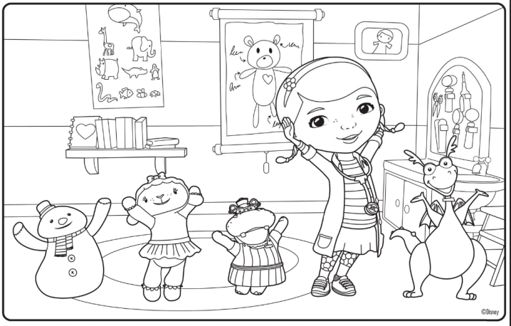 Fun Doc McStuffins Coloring Pages