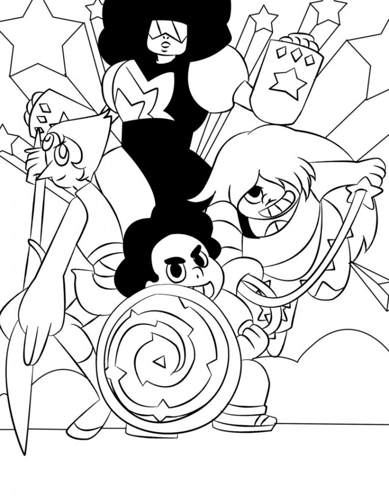 Fun Steven Universe Coloring Pages