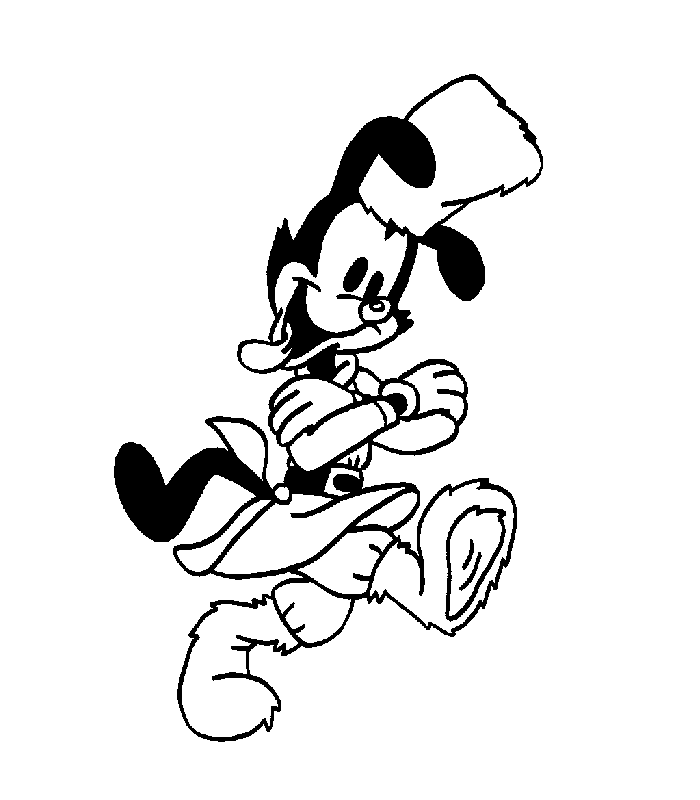 Funny Animaniacs Coloring Page