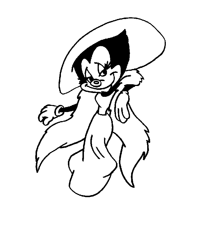 Funny Dot Animaniacs Coloring Page