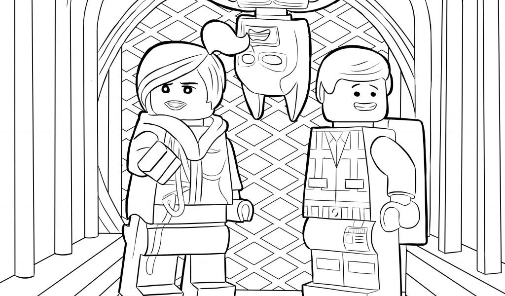 Funny Lego Movie Coloring Pages