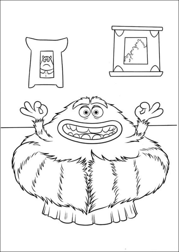 Funny Monsters University Coloring Pages