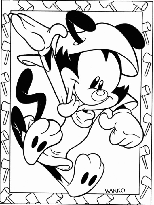 Funny Wakko Animaniacs Coloring Pages