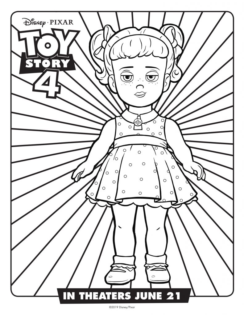 Gabby Gabby - Toy Story 4 Coloring Pages