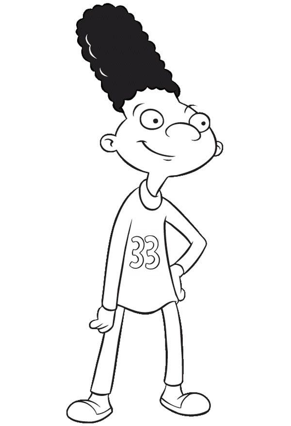 Gerald Hey Arnold Coloring Pages