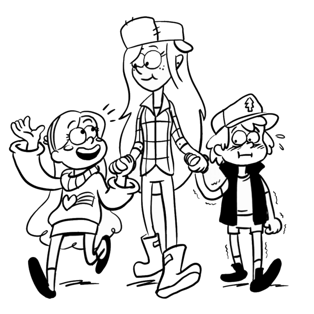 Gravity Falls Wendy Coloring Pages