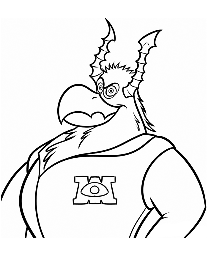 Greek Council Vp Monsters U Coloring Page