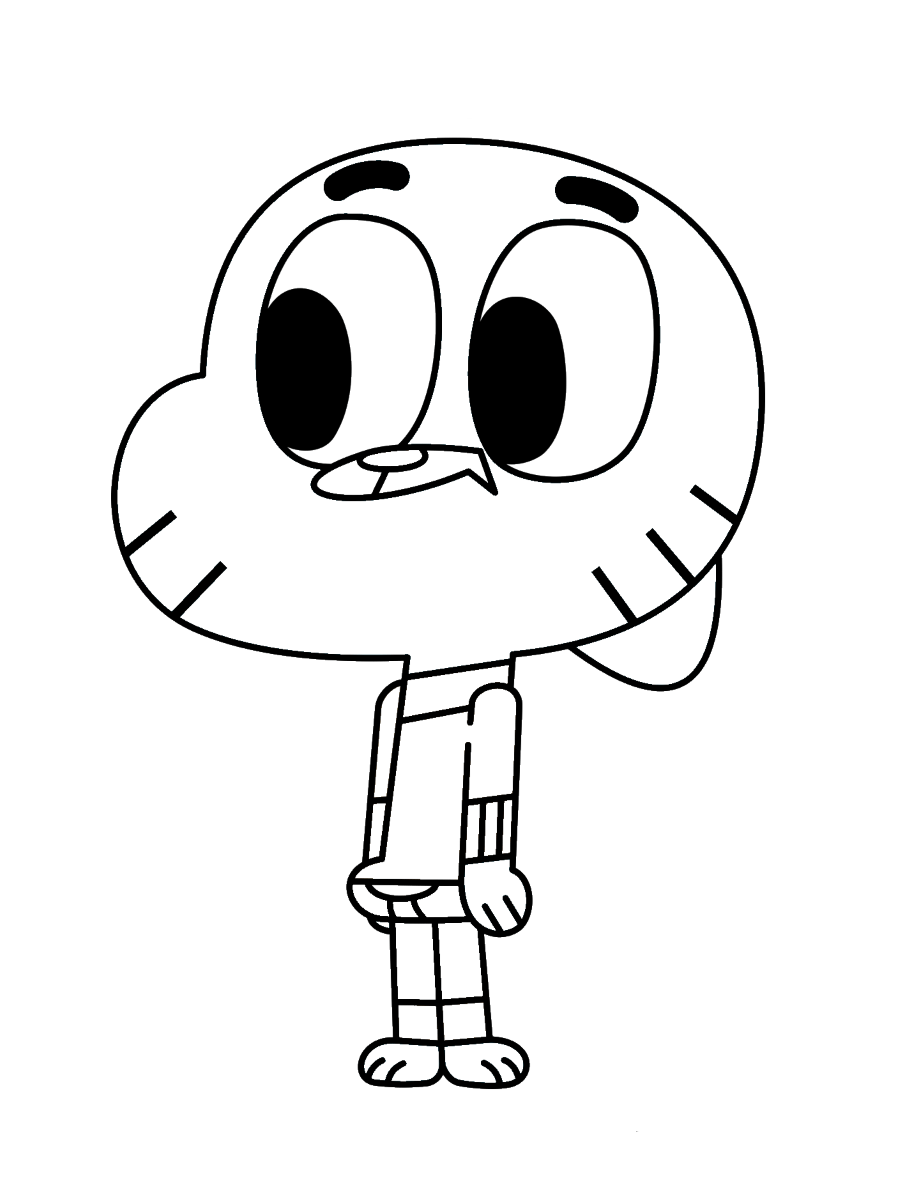 Gumball Watterson Coloring Pages
