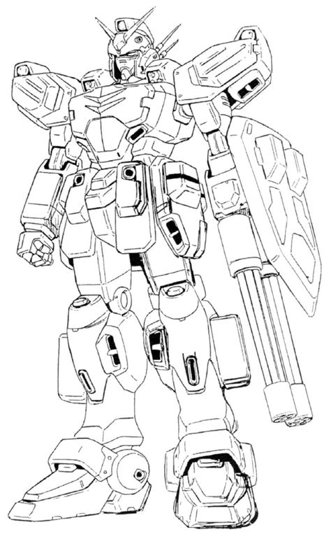 Gundam Coloring Page