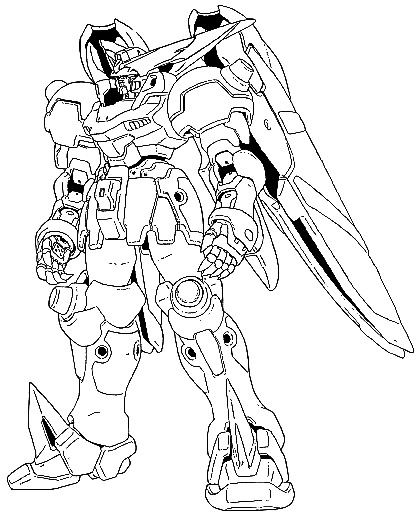 Gundam Suit Coloring Pages