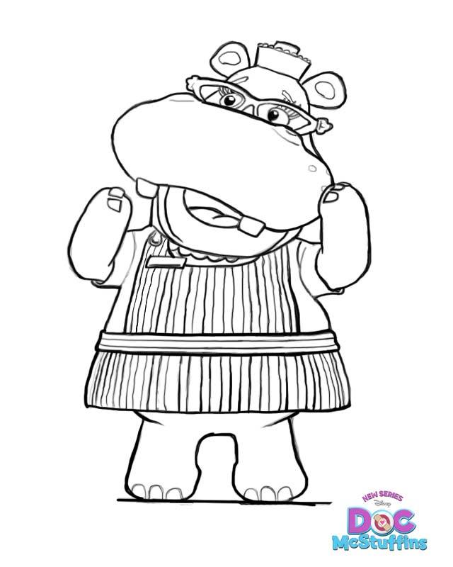 Hallie- Doc McStuffins Coloring Pages