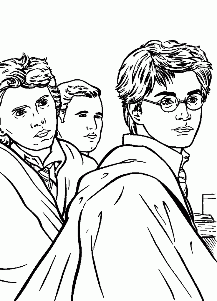Harry Potter and The Deathly Hallows Coloring Pages