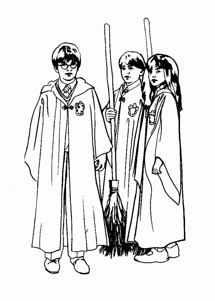 Harry Potter Coloring Page