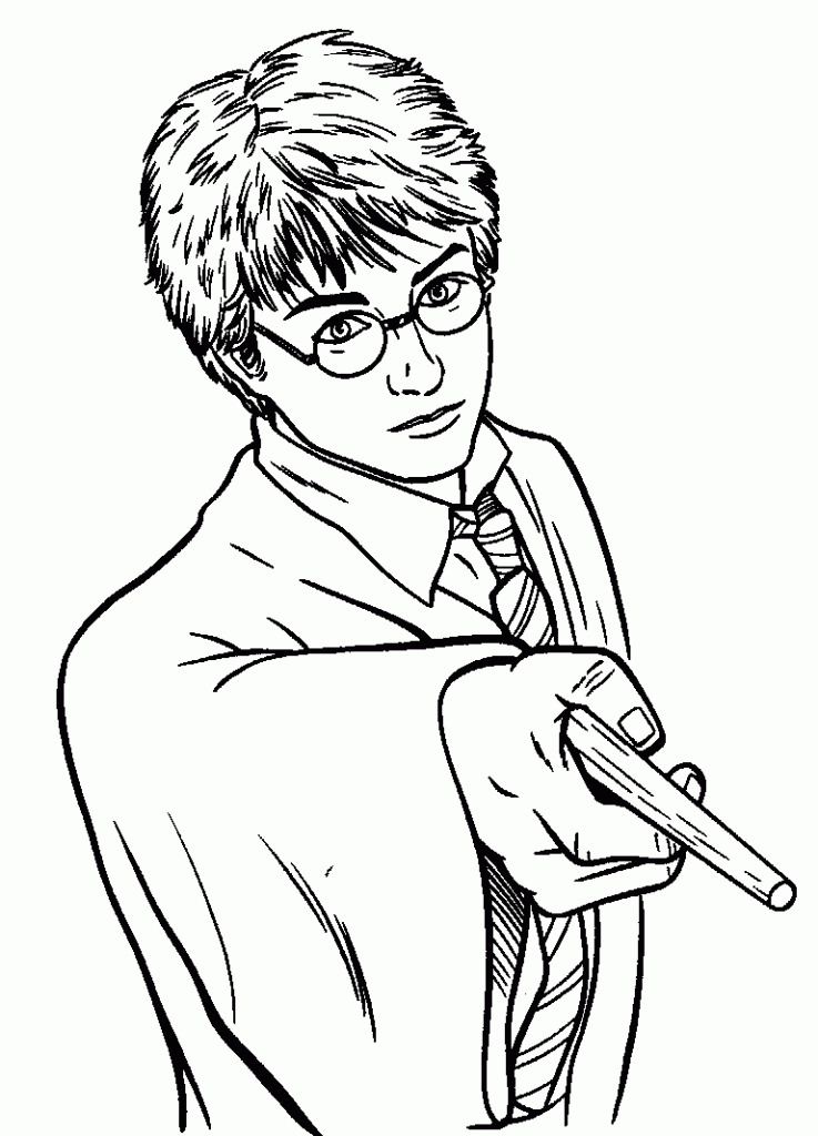 Harry Potter Coloring Pages For Kids