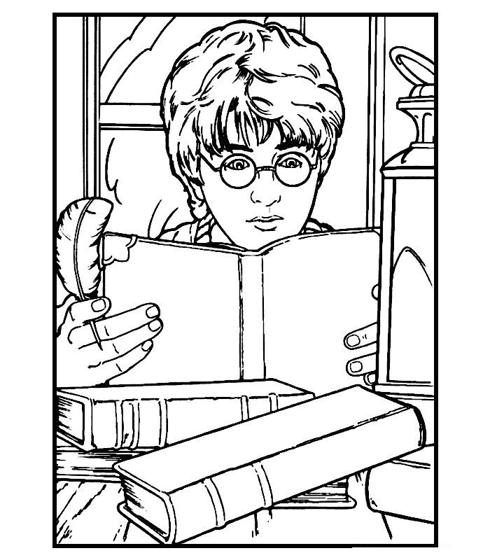 Harry Potter Coloring Pages Photos