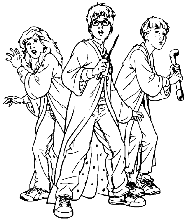 Harry Potter Coloring Pages To Print