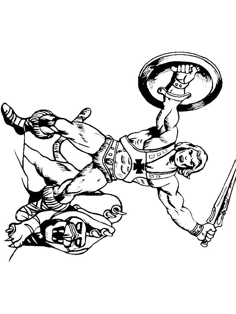 He Man And Battle Cat Coloring Pages