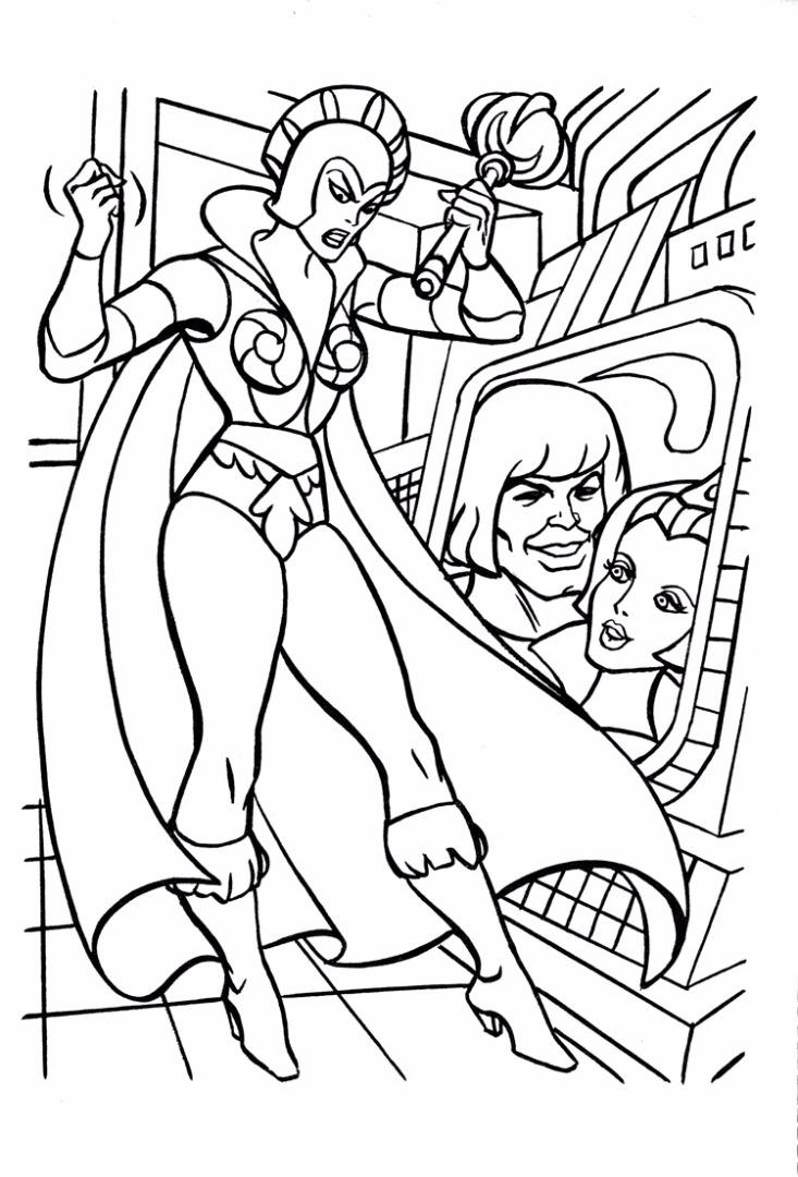 He Man Characters Coloring Pages