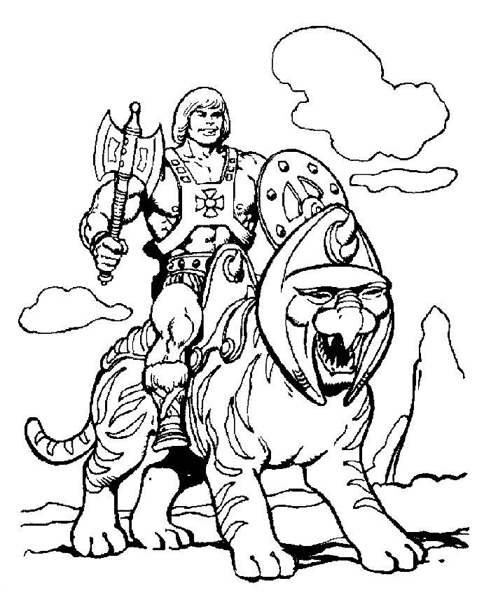 He Man Coloring Page
