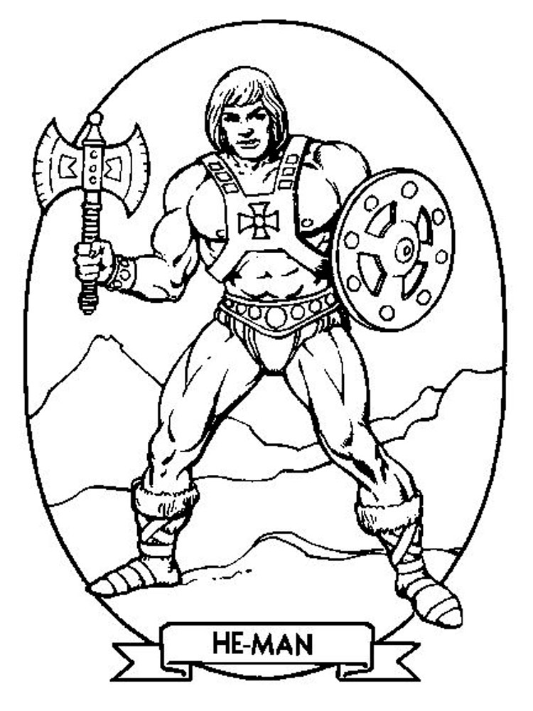 He Man Coloring Page