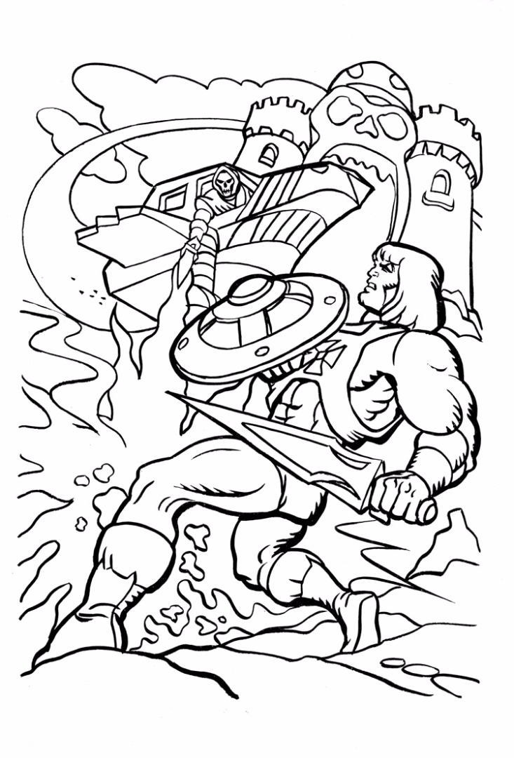 He Man Printable Coloring Pages