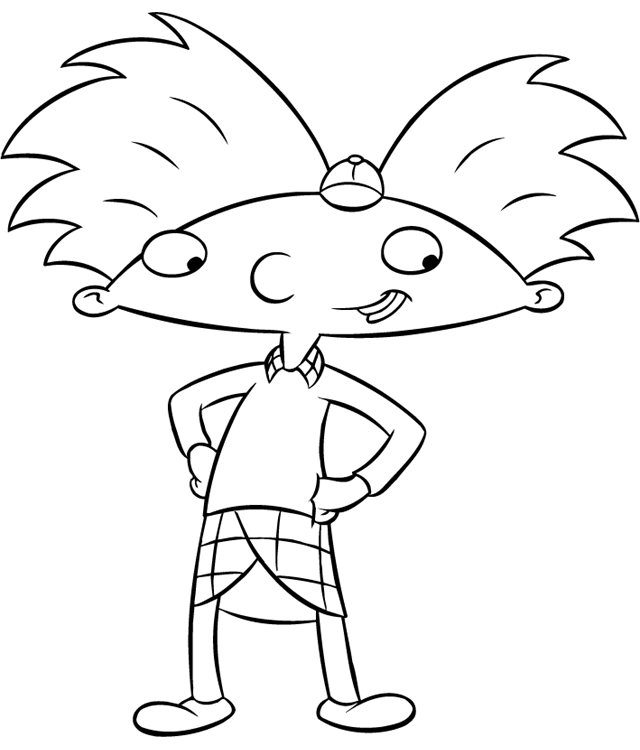 Hey Arnold Coloring Pages