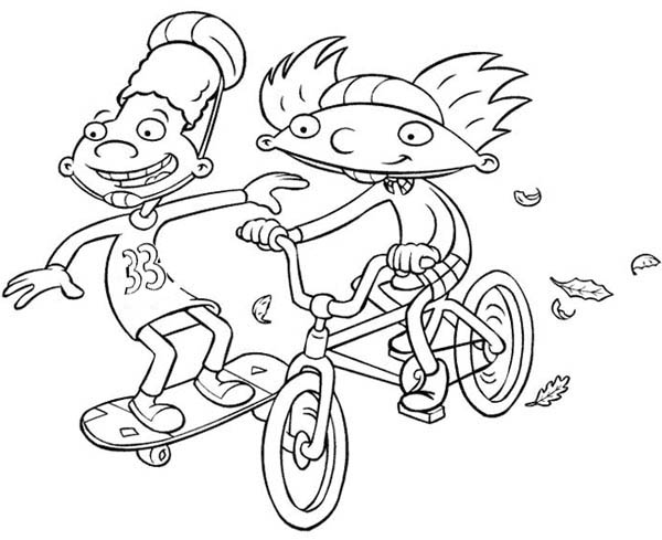 Hey Arnold Coloring Pages