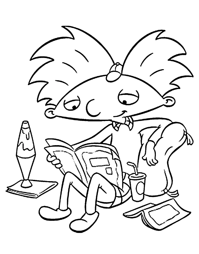 Hey Arnold Coloring Pages