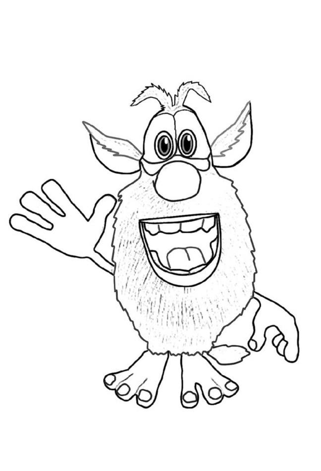 Hi Booba Coloring Page