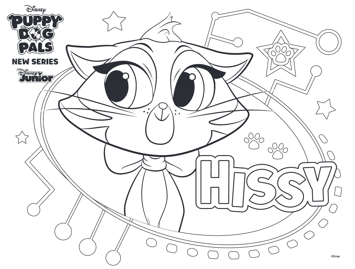 Hissy Puppy Dog Pals Coloring Pages