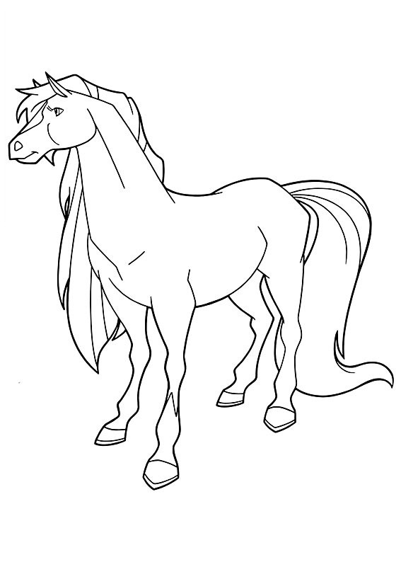 Horseland Coloring Page