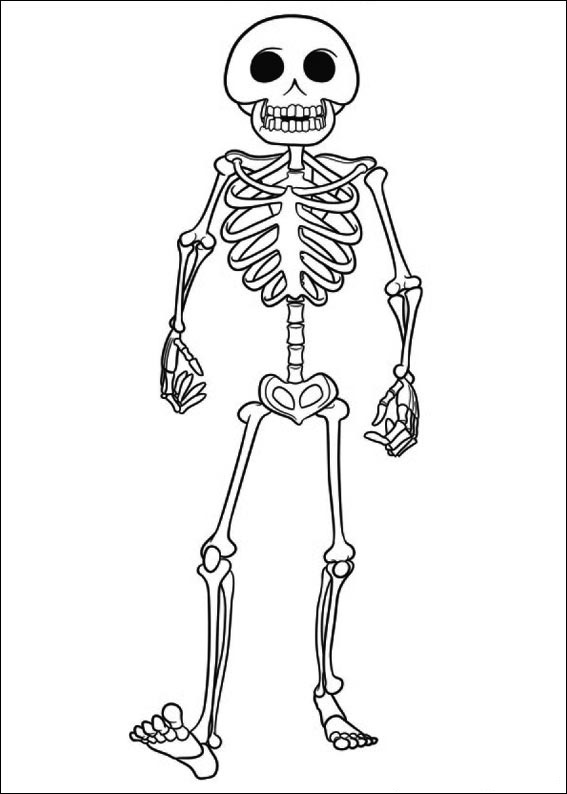 Hotel Transylvania Skeleton Coloring Pages