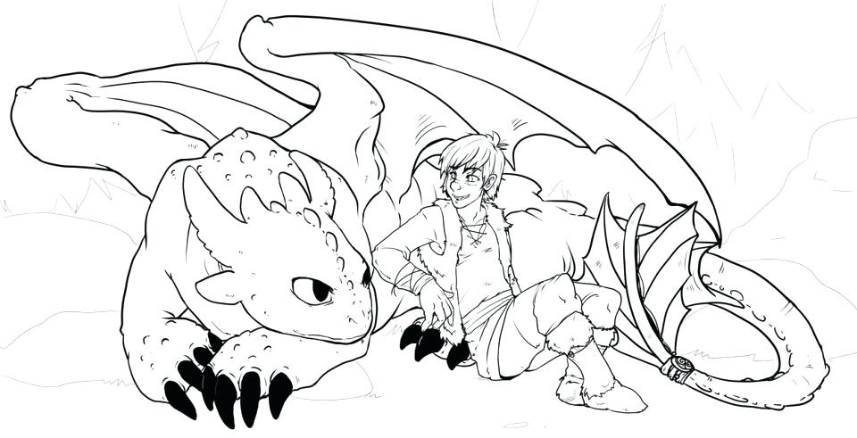 How to Train Your Dragon Toothless Coloring Pages