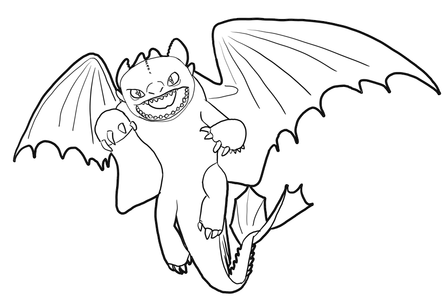 How to Train Your Dragons Coloring Pages